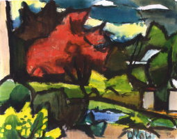 Der rote Baum, 1957